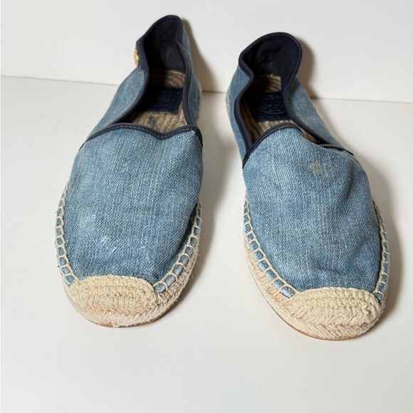 Tory Burch Denim Blue Loafers - Picture 10 of 10